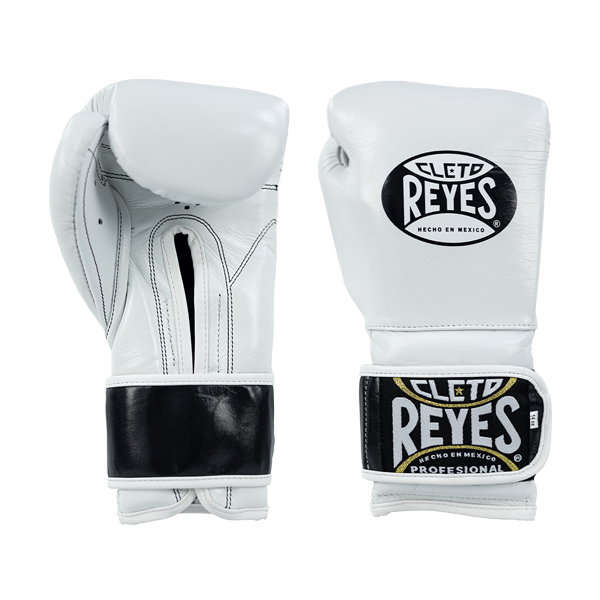 Cleto Reyes Training Gloves with Hook and Loop Closure - White